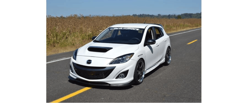This Mazdaspeed with CorkSport's new front lip has style and speed.