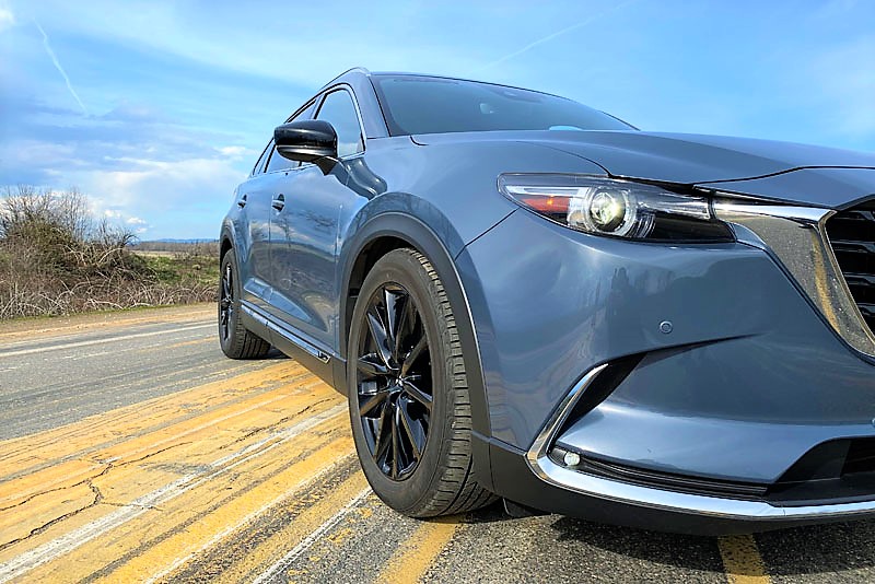 Mazda CX-9 ride height with lowering springs installed