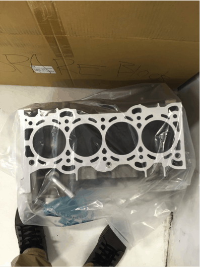 Mazda engine block