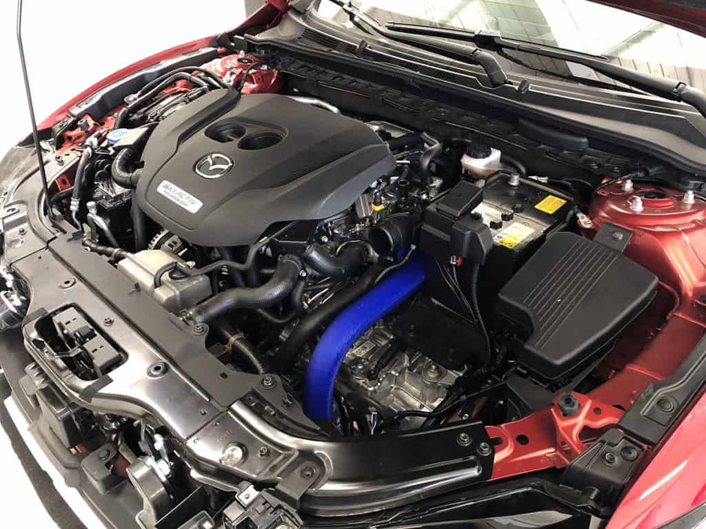 Mazda 6 SkyActiv 2.5T engine with Intercooler Pipe