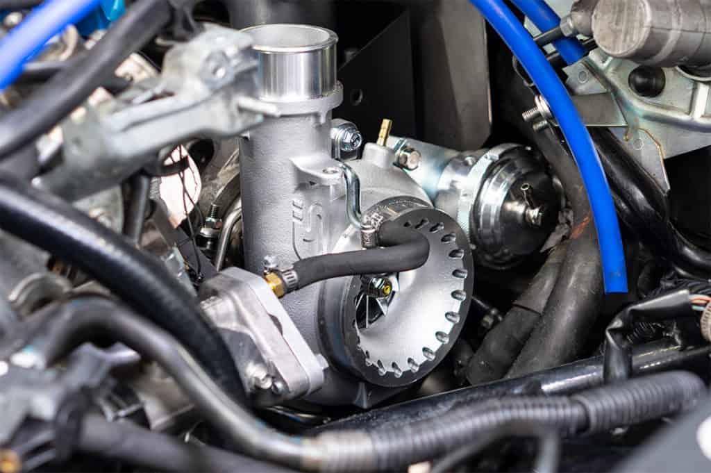 Mazdaspeed turbo installed with the CST5