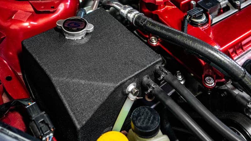 Mazdaspeed 3 Aluminum Coolant Expansion Tank Replacement Corksport Mazda Performance Blog