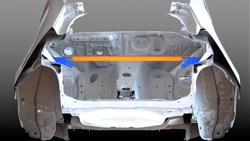turbo mazda 3 performance part chassis bracing stage 1