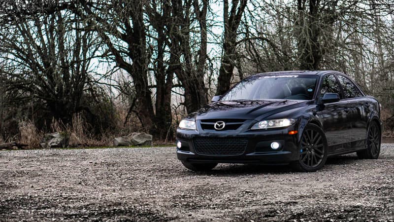 Mazdaspeed 6 black in stance