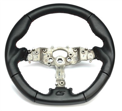 CorkSport's Performance Steering Wheel for Mazda 3 and Mazdaspeed 3 is a direct OEM replacement wheel.