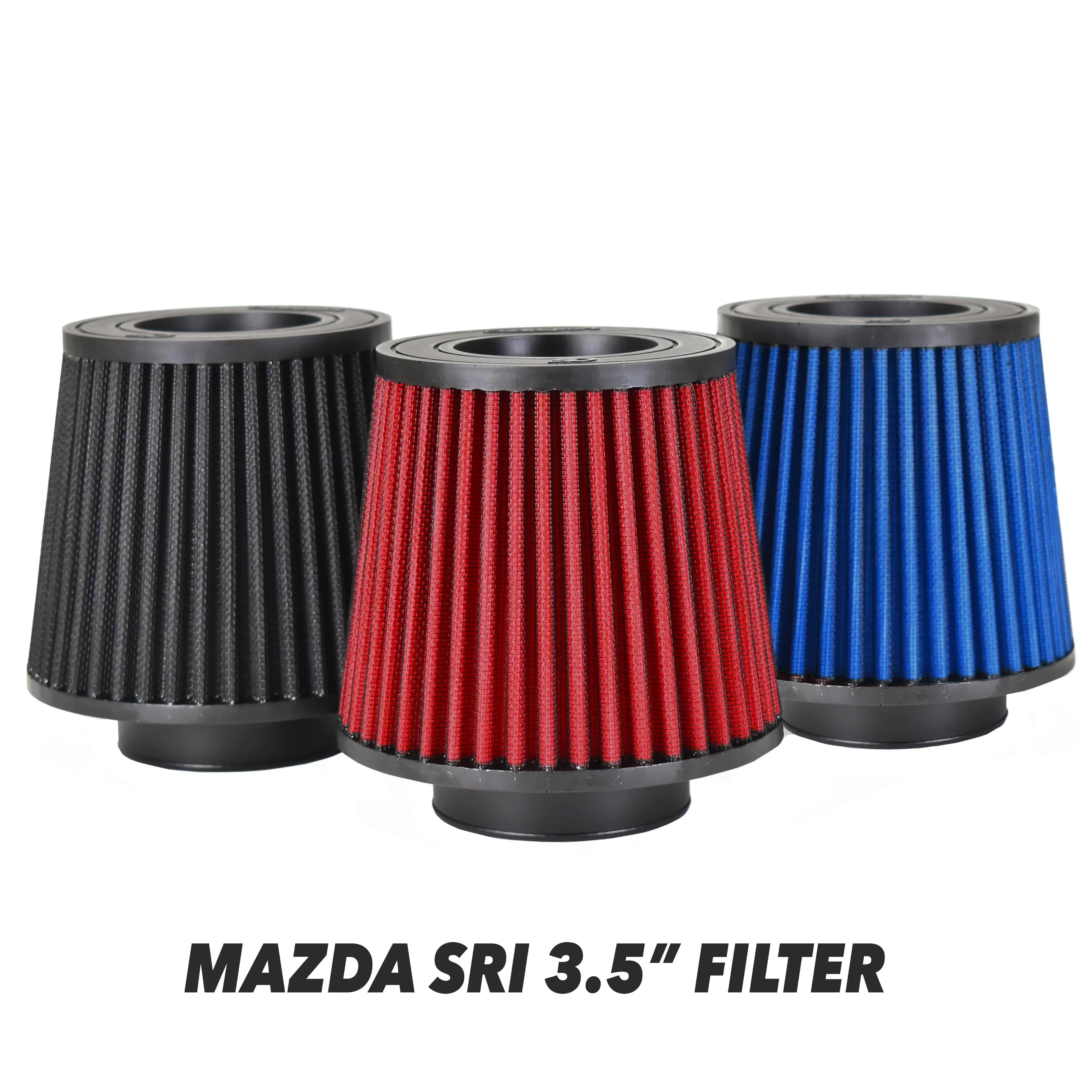 Mazdaspeed and Mazdaspeed 3 high flow air filter for intake systems
