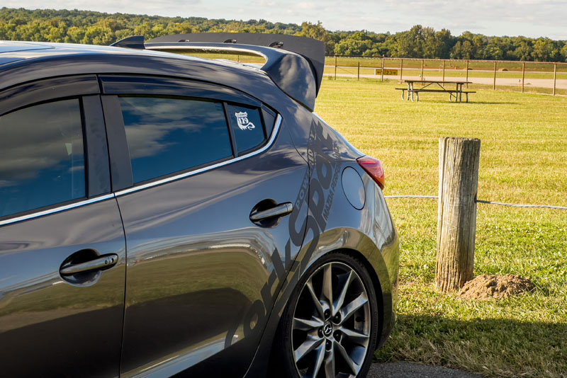 2018 Mazda 3 Hatch Spoiler Extension