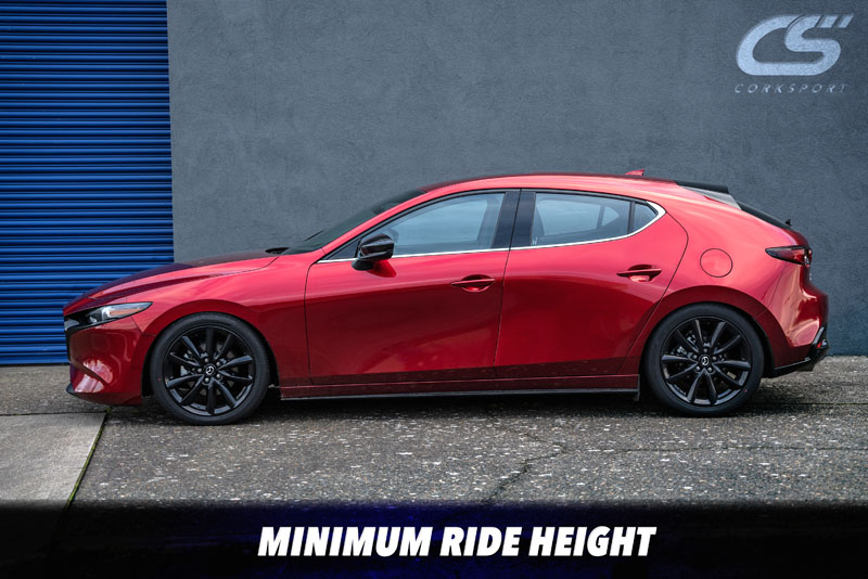 2020 Mazda3 Upgraded Coilovers Min-Height