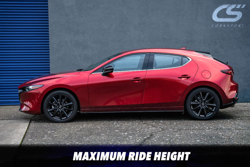 Mazda 3 Upgraded Coilovers Max-Height