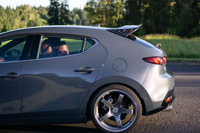 2021 Mazda 3 Turbo Duckbill spoiler