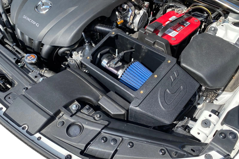 CX-30 cold air intake system for overlanding