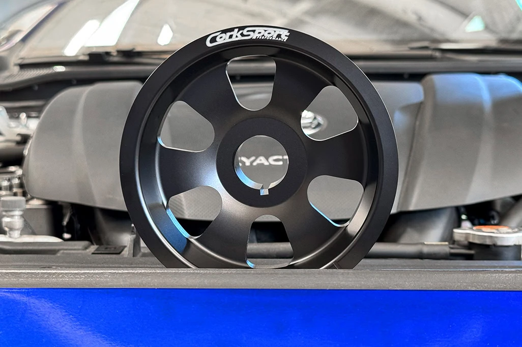 Mazda aluminum crankshaft pulley