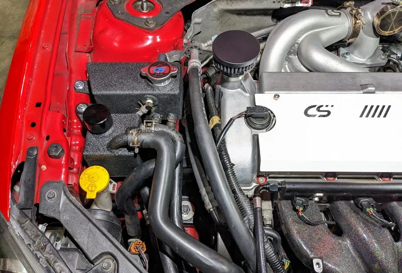 gen 1 Mazdaspeed 3 AL power steering tank installed