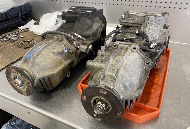 Comparison of CX7 and Mazdaspeed 6 differential side by side