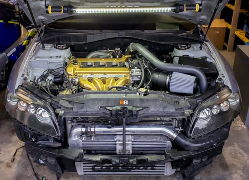 A true 4 inch air intake system for big turbo Mazdaspeed 6