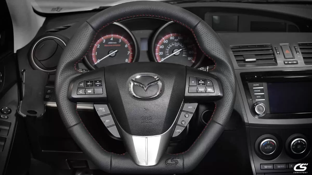 2010 2013 Mazdaspeed 3 Leather Steering Wheel