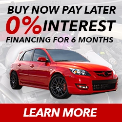 financing options for Mazda and Mazdaspeed performance parts let you buy any part now instead of waiting