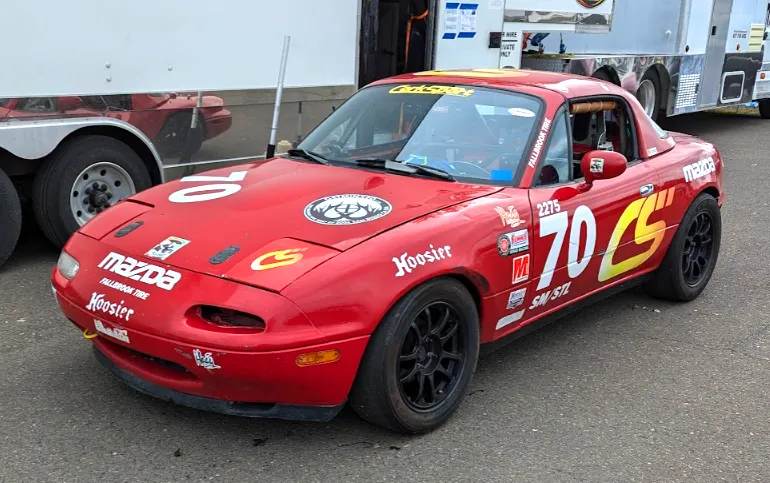 CS Spec Mazda Miata on race day