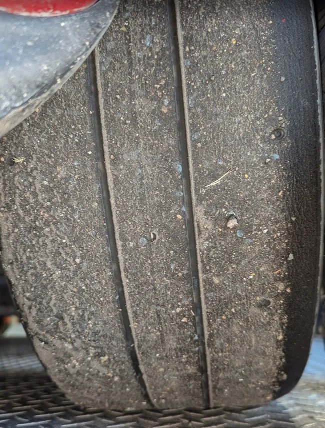 Toyo RR tires after racing