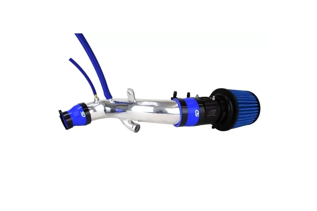 Speed 3 Polished pipe with blue silicone and stock turbo fitment setup