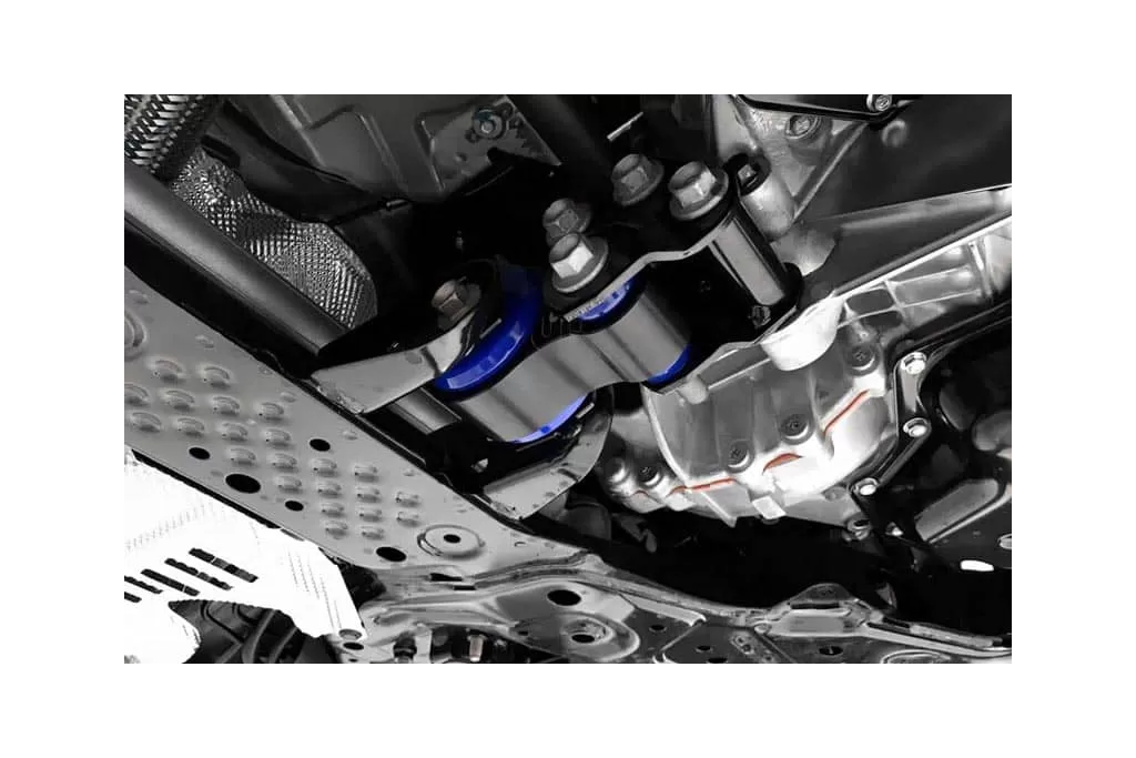 The CorkSport RMM easily clears the OE undercarriage cover