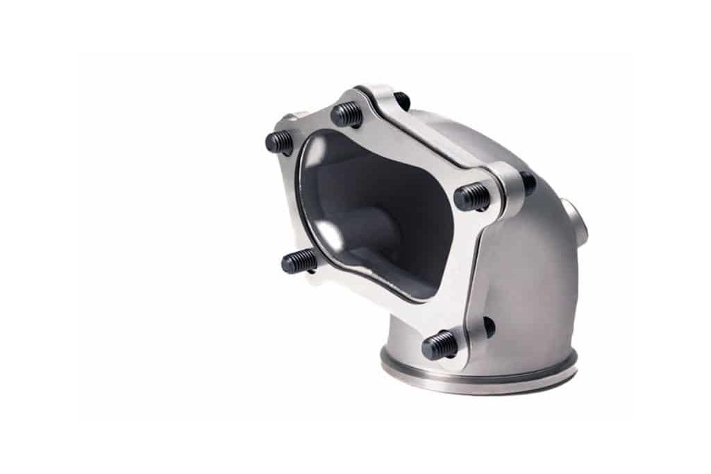 Custom v-band flanges & clamps offer leak free and high flowing connections.
