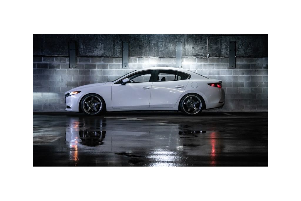 The CorkSport lowering springs are about as low as you can go without needing coilovers.