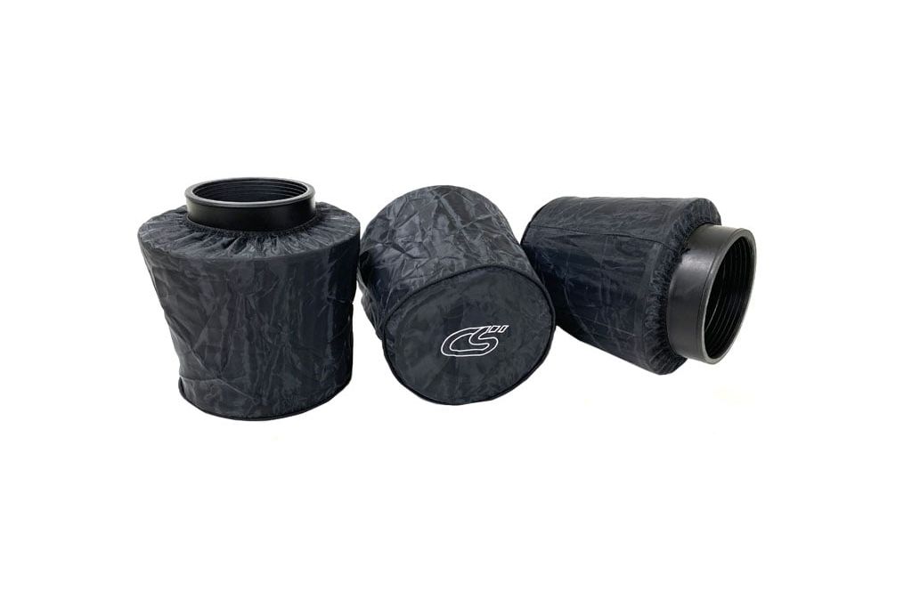 Mazda Air Filter Sock Cover Installed