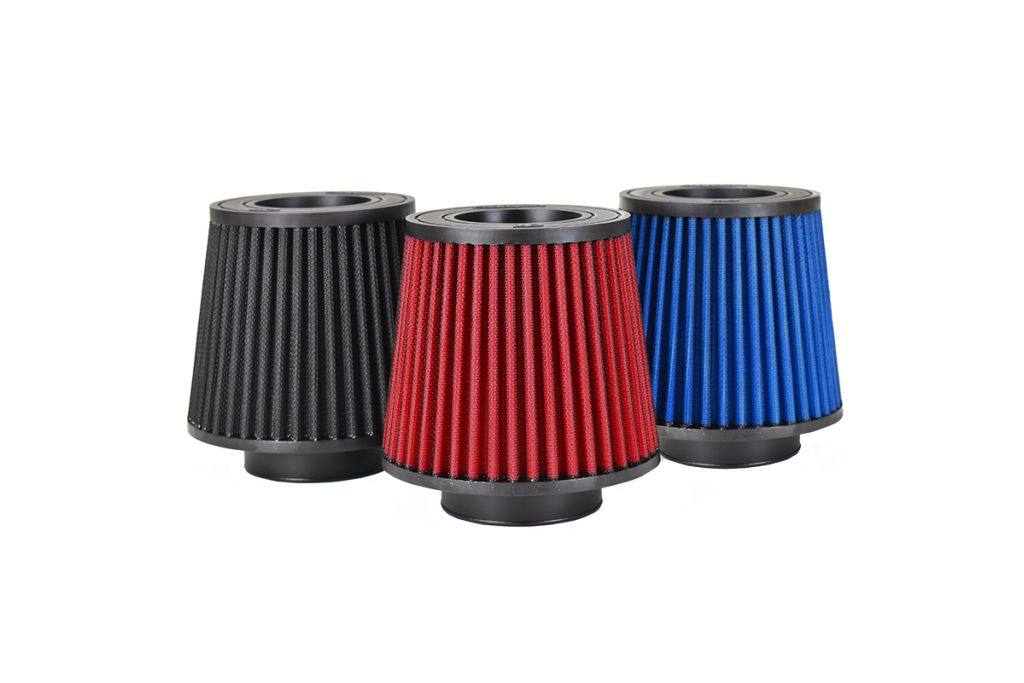 Red, black, and blue filters