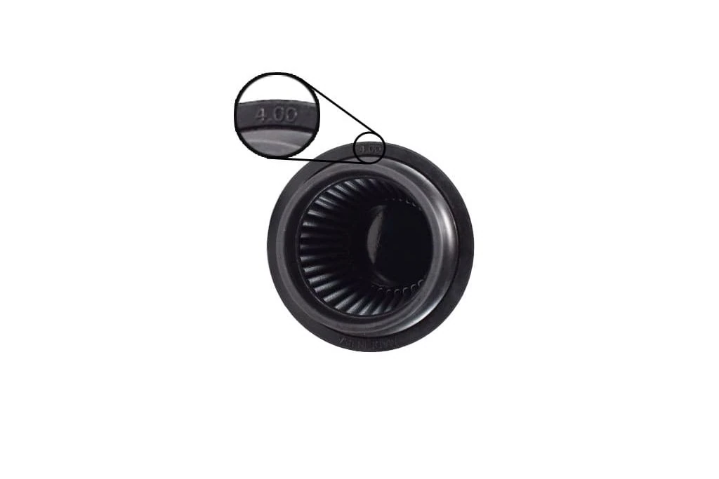 4 inch sizing for dry flow air filter for CorkSport intakes