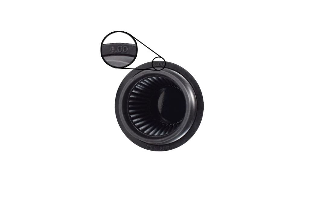 4 inch sizing for dry flow air filter for CorkSport intakes