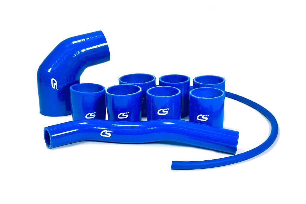 Blue Mazdaspeed 3 intercooler