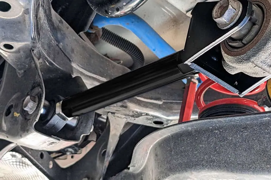 Adjustment and installation is easy with Mazda rear toe arms