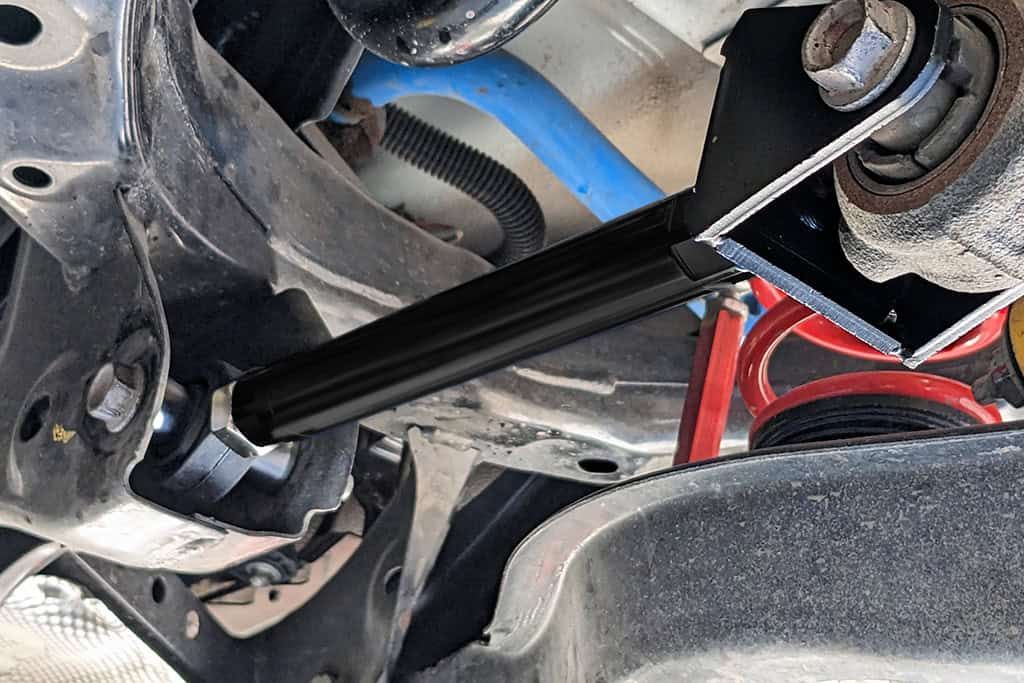 Adjustment and installation is easy with Mazda rear toe arms