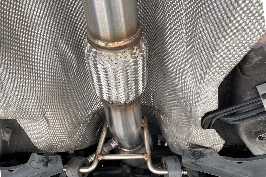 Mazdaspeed 3 Catted Downpipes Installed
