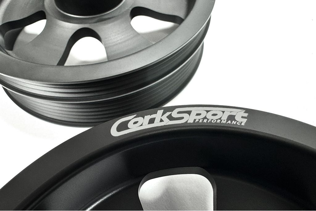 CorkSport's aluminum is anodized black to look sharp in your engine bay.