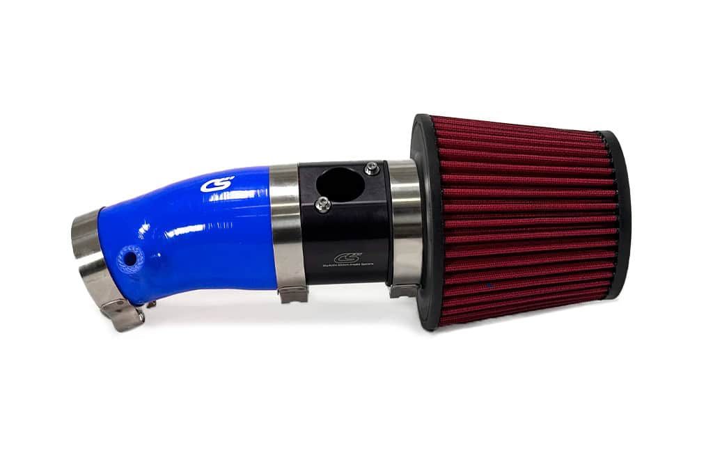 Mazda 3 Short ram intake with blue silicone and red filter