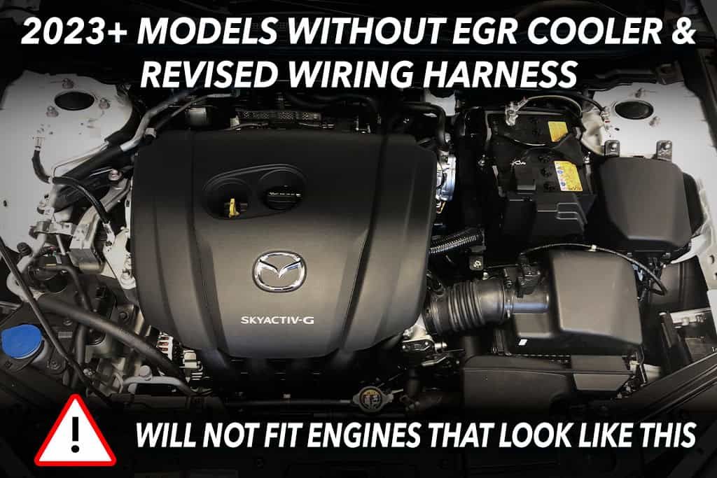 Mazda 3 without EGR harness