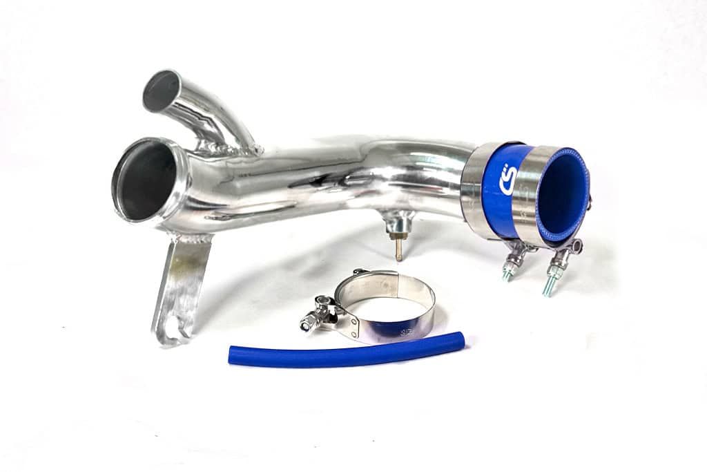 Alternative blue with polished Turbo inlet pipe