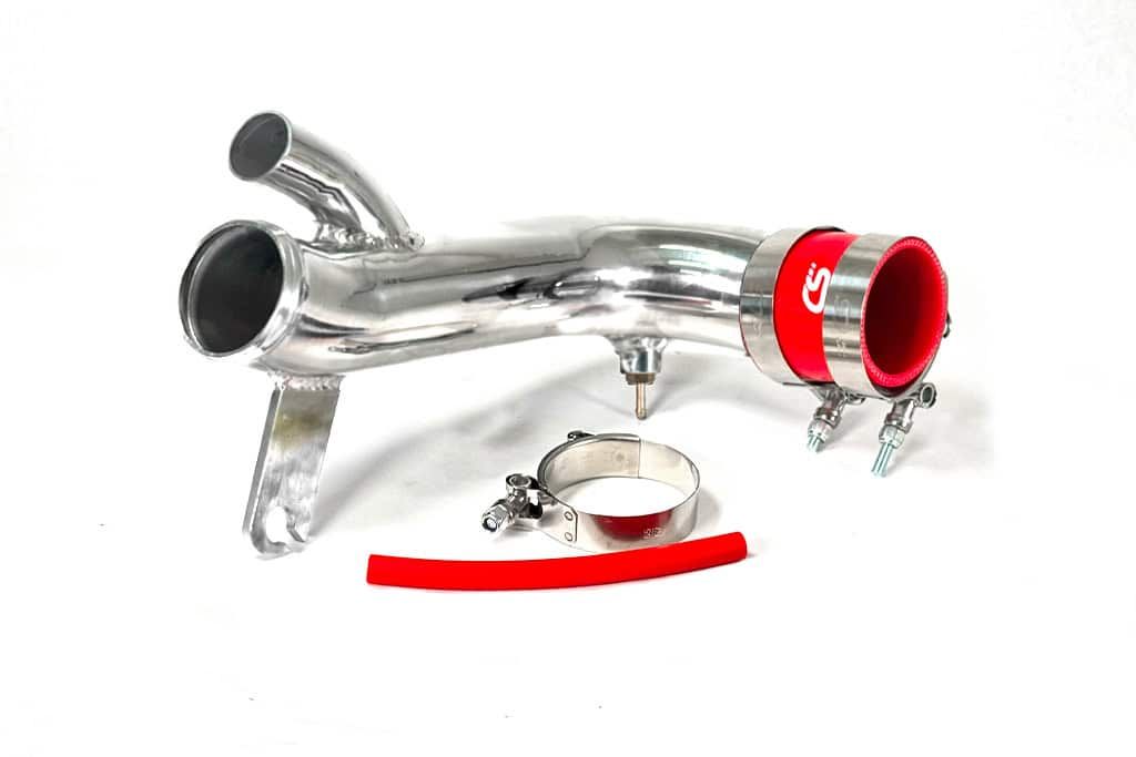 Mazdaspeed 3 Turbo inlet pipe with red silicone no breather