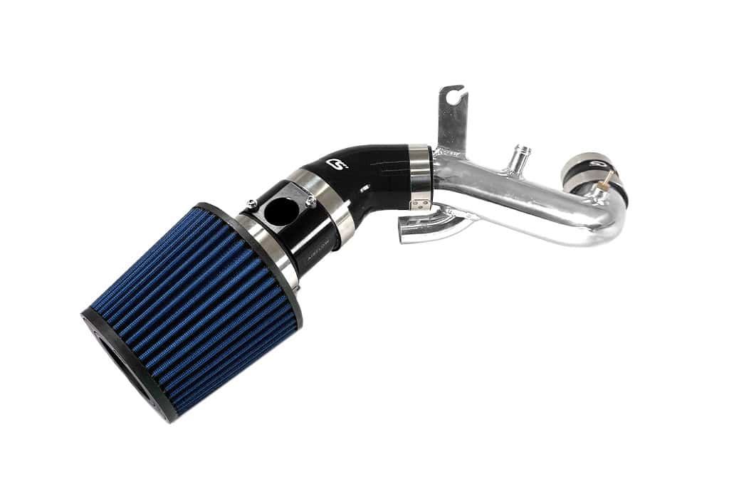 Mazdaspeed 6 SRI with blue filter, black MAF, black silicone, stainless turbo inlet pipe
