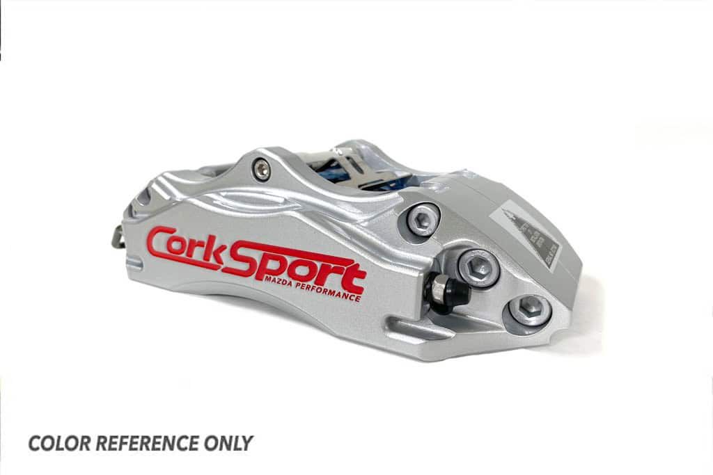 silver colored rear big brake kit for Mazda example