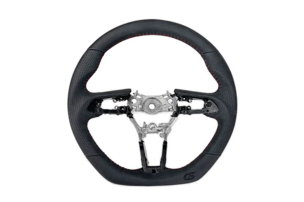 Mazda 3 Steering Wheel with red stitching