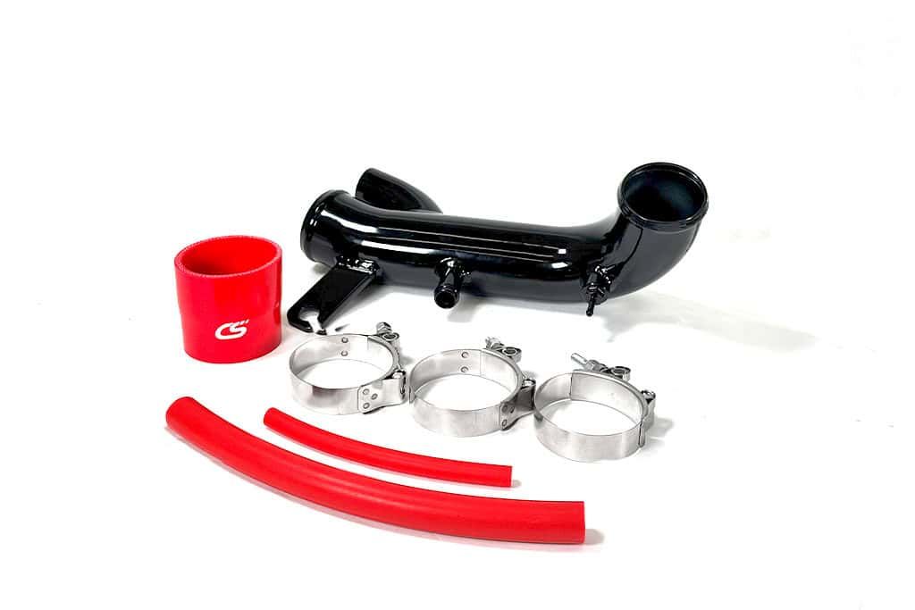 Complete Mazdaspeed Turbo Inlet pipe kit with red silicone
