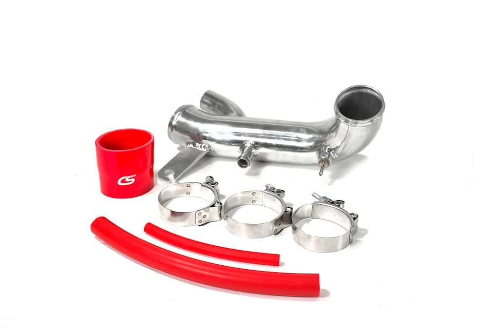Complete kit for the Mazdaspeed 3 turbo inlet pipe with red silicone with Mazda update