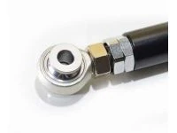 Spherical rod ends remove the slop the OEM Mazda speed 3 stock rubber bushings have