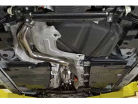 Mazdaspeed 3 Catback Exhaust resonated underneath closeup