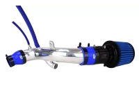 Speed 3 Polished pipe with blue silicone and stock turbo fitment setup