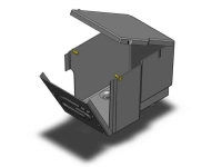 CAD designed and manufactured from durable ABS.