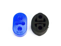 OE fitment without compromise, the CorkSport exhaust hanger utilizes durable polyurethane with 75A duro hardness vs the OE 50A duro hardness.